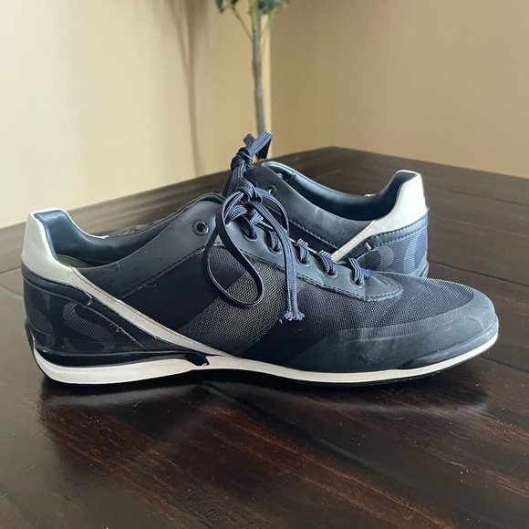 Hugo Boss Men's Saturn Low Profile Mesh Sneaker - Picture 4 of 16